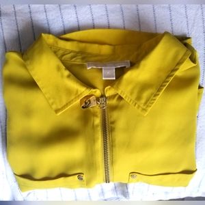 Michael Kors Mustard Blouse